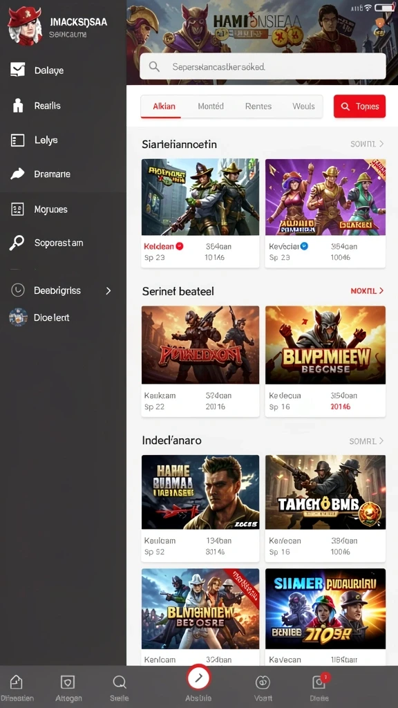 Tampilan utama aplikasi Review Aplikasi polototo yang intuitif dan efisien.