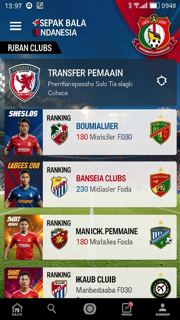 Tampilan utama aplikasi Review Aplikasi stadium77 yang intuitif dan efisien.